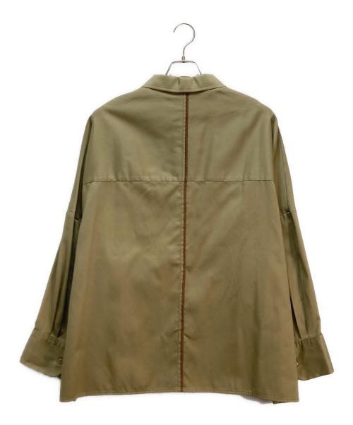 SHINYA KOZUKA（シンヤコズカ）SHINYA KOZUKA (シンヤコズカ) Dickies (ディッキーズ) Giant Work Shirt ベージュ サイズ:EXTRA SMALLの古着・服飾アイテム