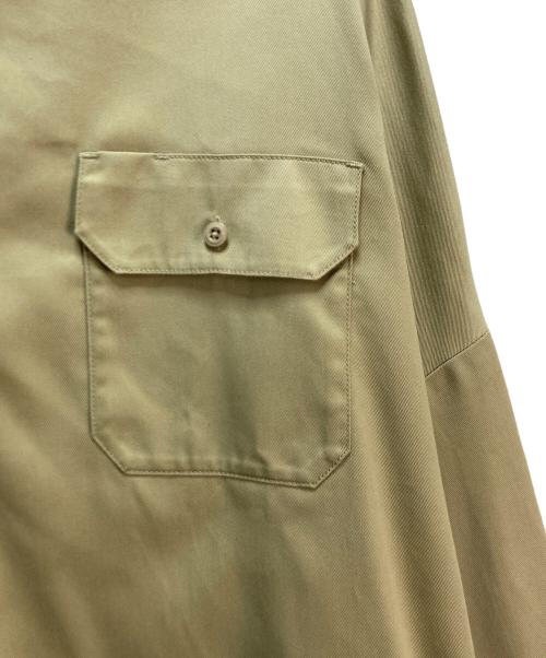 SHINYA KOZUKA（シンヤコズカ）SHINYA KOZUKA (シンヤコズカ) Dickies (ディッキーズ) Giant Work Shirt ベージュ サイズ:EXTRA SMALLの古着・服飾アイテム
