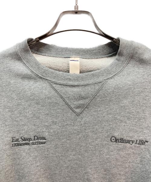 SHINYA KOZUKA（シンヤコズカ）SHINYA KOZUKA (シンヤコズカ) ORDINARY HOME HIS CREW グレー サイズ:Sの古着・服飾アイテム