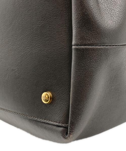 TOD'S（トッズ）TOD'S (トッズ) TOD'S フラワーハンドバッグ ブラック×ブルーの古着・服飾アイテム