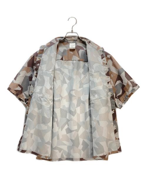 DAIWA（ダイワ）DAIWA (ダイワ) DAIWA 半袖シャツ グレー×ベージュ サイズ:Mの古着・服飾アイテム