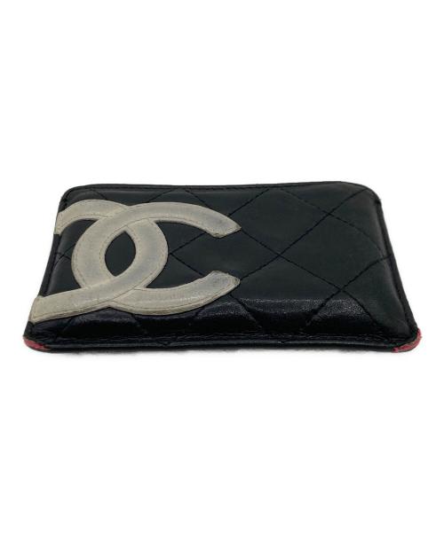 CHANEL（シャネル）CHANEL (シャネル) CHANEL カンボン ココマーク  カードケース ブラックの古着・服飾アイテム