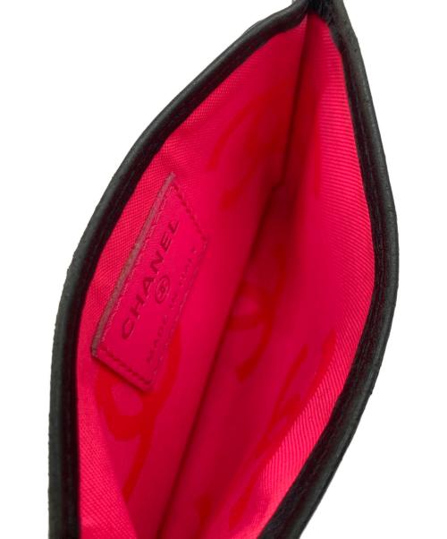 CHANEL（シャネル）CHANEL (シャネル) CHANEL カンボン ココマーク  カードケース ブラックの古着・服飾アイテム