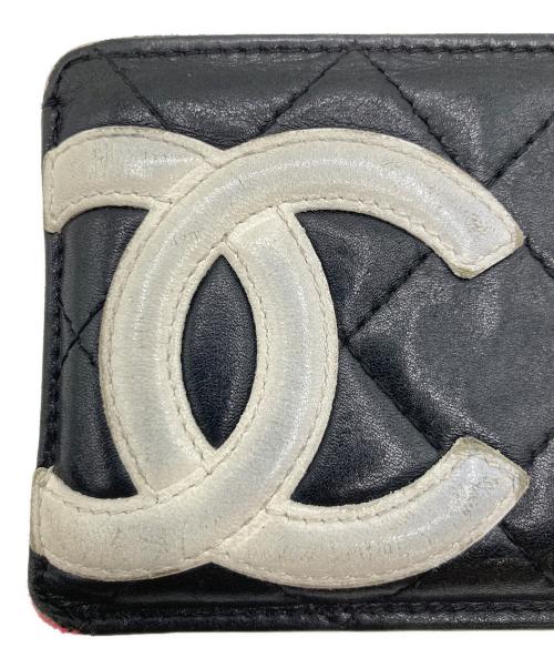 CHANEL（シャネル）CHANEL (シャネル) CHANEL カンボン ココマーク  カードケース ブラックの古着・服飾アイテム