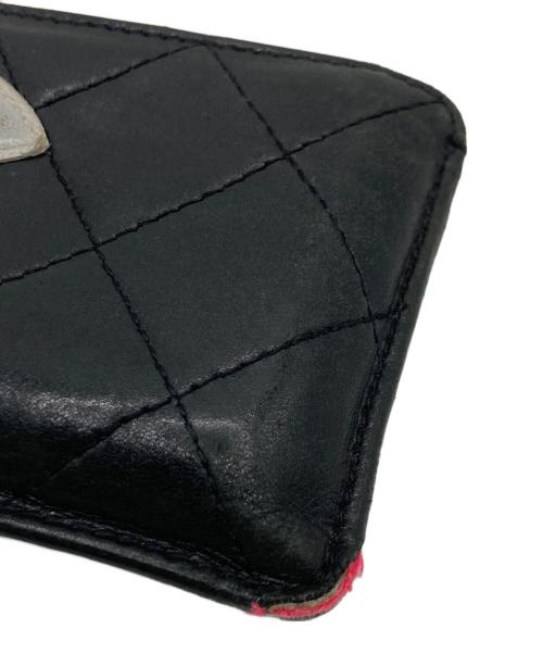 CHANEL（シャネル）CHANEL (シャネル) CHANEL カンボン ココマーク  カードケース ブラックの古着・服飾アイテム