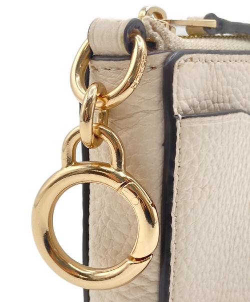 COACH（コーチ）COACH (コーチ) COACH キーリング付き カードケース アイボリーの古着・服飾アイテム