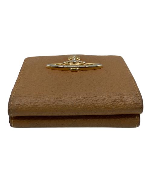 Vivienne Westwood（ヴィヴィアンウエストウッド）Vivienne Westwood (ヴィヴィアンウエストウッド) Vivienne Westwood 口金二つ折りミニ財布 ブラウンの古着・服飾アイテム