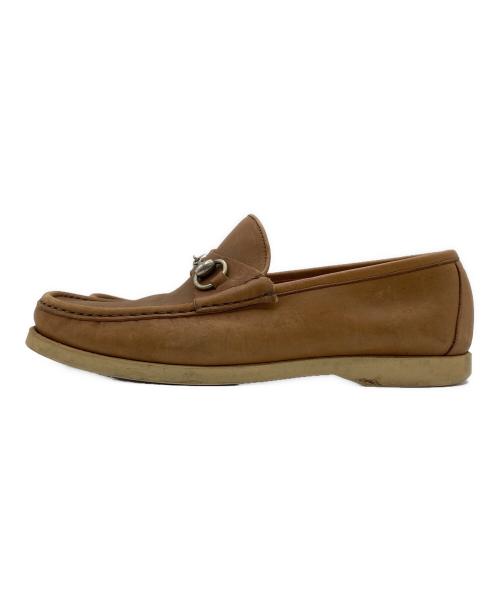 GUCCI（グッチ）GUCCI (グッチ) GUCCI ホースビットローファー ブラウン サイズ:表記なしの古着・服飾アイテム