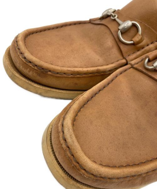 GUCCI（グッチ）GUCCI (グッチ) GUCCI ホースビットローファー ブラウン サイズ:表記なしの古着・服飾アイテム