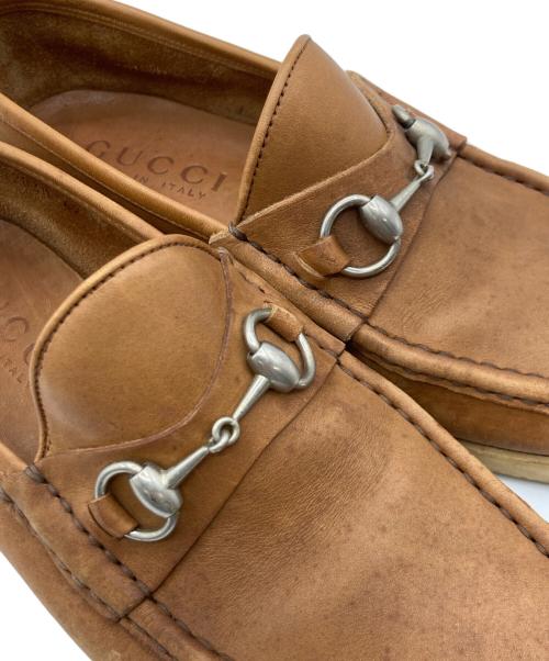 GUCCI（グッチ）GUCCI (グッチ) GUCCI ホースビットローファー ブラウン サイズ:表記なしの古着・服飾アイテム