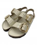 BIRKENSTOCKビルケンシュトック）の古着「Milano Big Buckle」｜ホワイト