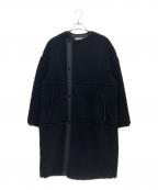 HYKEハイク）の古着「HYKE（ハイク）FAUX SHEARLING COAT」｜ブラック