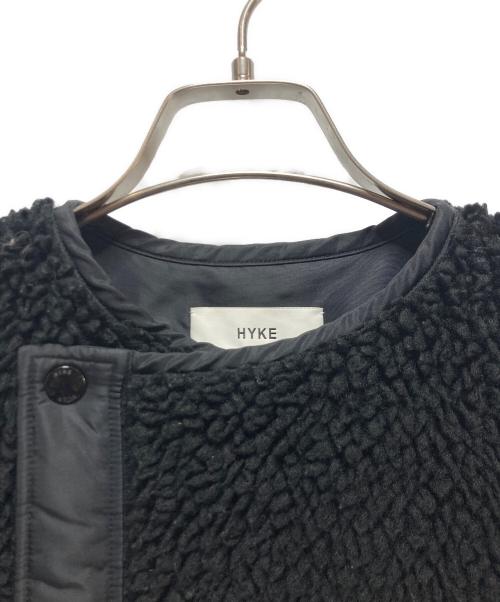 HYKE（ハイク）HYKE (ハイク) HYKE（ハイク）FAUX SHEARLING COAT ブラック サイズ:1の古着・服飾アイテム