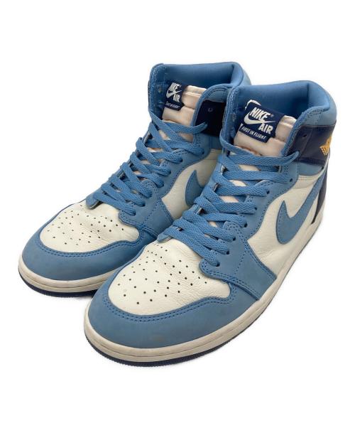 NIKE（ナイキ）NIKE (ナイキ) WMNS AIR JORDAN 1 RETRO HIGH OG スカイブルー×ネイビー サイズ:US 9.5の古着・服飾アイテム