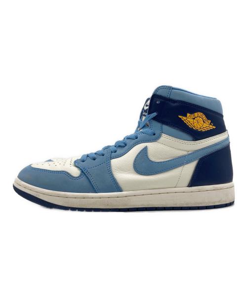 NIKE（ナイキ）NIKE (ナイキ) WMNS AIR JORDAN 1 RETRO HIGH OG スカイブルー×ネイビー サイズ:US 9.5の古着・服飾アイテム