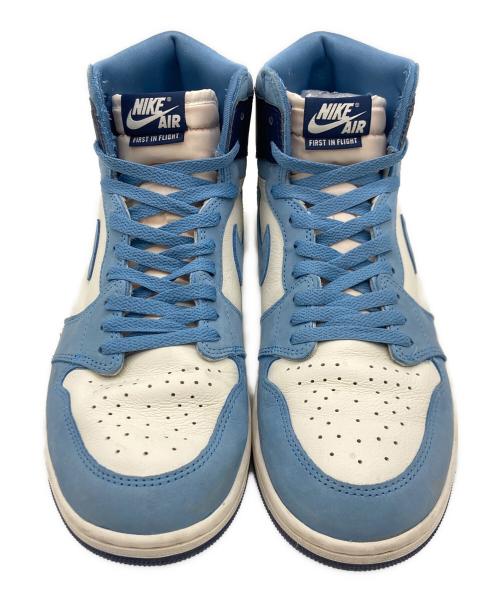 NIKE（ナイキ）NIKE (ナイキ) WMNS AIR JORDAN 1 RETRO HIGH OG スカイブルー×ネイビー サイズ:US 9.5の古着・服飾アイテム