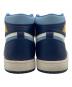 中古・古着 NIKE (ナイキ) WMNS AIR JORDAN 1 RETRO HIGH OG スカイブルー×ネイビー サイズ:US 9.5：16000円