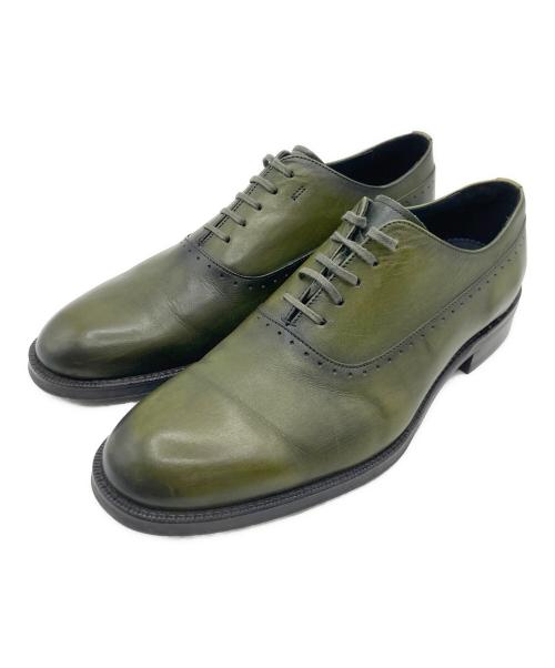 LANVIN（ランバン）LANVIN (ランバン) LANVIN ストレートチップドレスシューズ オリーブ サイズ:25 1/2の古着・服飾アイテム