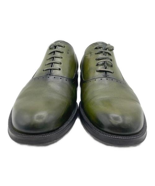 LANVIN（ランバン）LANVIN (ランバン) LANVIN ストレートチップドレスシューズ オリーブ サイズ:25 1/2の古着・服飾アイテム