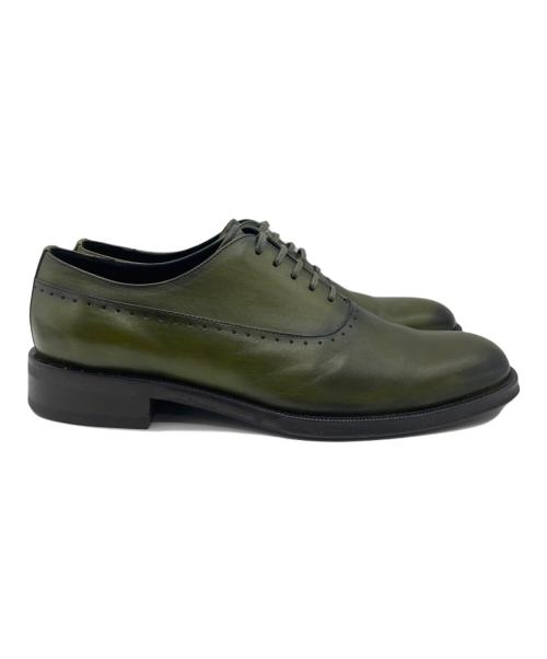LANVIN（ランバン）LANVIN (ランバン) LANVIN ストレートチップドレスシューズ オリーブ サイズ:25 1/2の古着・服飾アイテム