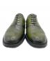 LANVIN (ランバン) LANVIN ストレートチップドレスシューズ オリーブ サイズ:25 1/2：6000円