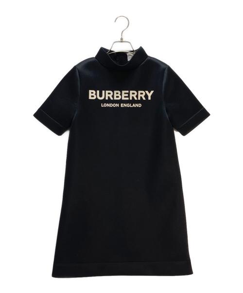 BURBERRY（バーバリー）BURBERRY (バーバリー) BURBERRY Ola dress in black ホワイト×ブラック サイズ:14Y 164cmの古着・服飾アイテム