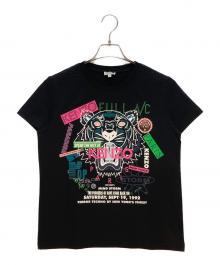 KENZO（ケンゾー）の古着「KENZO Tシャツ」｜ブラック×グリーン×ピンク