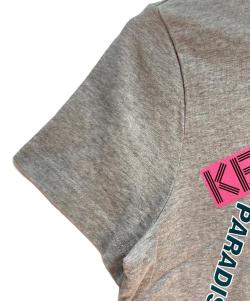 KENZO（ケンゾー）KENZO (ケンゾー) KENZO プリントTシャツ グレー×ピンク×グリーン サイズ:XSの古着・服飾アイテム