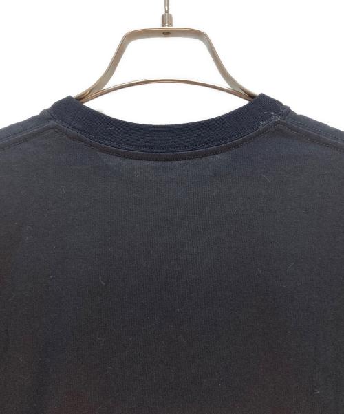 maison kitsune（メゾンキツネ）maison kitsune (メゾンキツネ) and wander (アンドワンダー) MAISON KITSUNE × and wander skiing for dry citton T ブラック×レッド サイズ:Sの古着・服飾アイテム