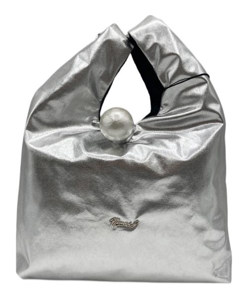 MUVEIL（ミュベール）MUVEIL (ミュベール) MUVEIL（ミュベール）パールバッグ シルバーの古着・服飾アイテム