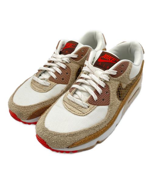 NIKE（ナイキ）NIKE (ナイキ) NIKE WMNS AIR MAX 90 ベージュ×ブラウン サイズ:US 6.5の古着・服飾アイテム