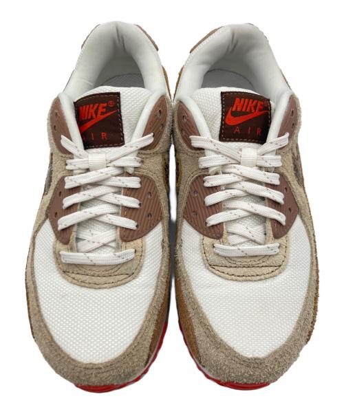 NIKE（ナイキ）NIKE (ナイキ) NIKE WMNS AIR MAX 90 ベージュ×ブラウン サイズ:US 6.5の古着・服飾アイテム