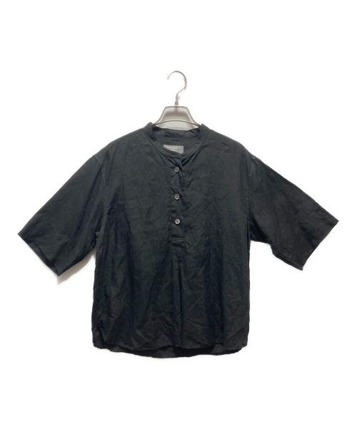 MARGARET HOWELL（マーガレットハウエル）MARGARET HOWELL (マーガレットハウエル) MARGARET HOWELL 半袖シャツ ブラック サイズ:1の古着・服飾アイテム