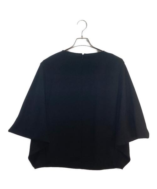 SOEJU（ソージュ）SOEJU (ソージュ) ライトクロスコクーンシルエットブラウス ブラック サイズ:Mの古着・服飾アイテム