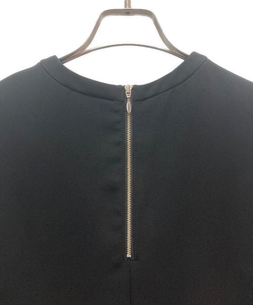 SOEJU（ソージュ）SOEJU (ソージュ) ライトクロスクルーネックブラウス ブラック サイズ:Sの古着・服飾アイテム