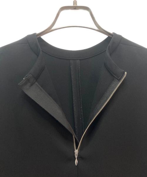 SOEJU（ソージュ）SOEJU (ソージュ) ライトクロスクルーネックブラウス ブラック サイズ:Sの古着・服飾アイテム