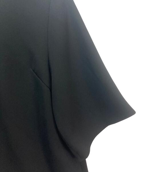 SOEJU（ソージュ）SOEJU (ソージュ) ライトクロスクルーネックブラウス ブラック サイズ:Sの古着・服飾アイテム