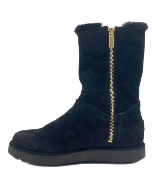 UGG（アグ）UGG (アグ) UGG サイドジップブーツ ブラック サイズ:USA 6の古着・服飾アイテム