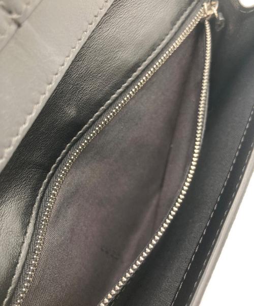 FENDI（フェンディ）FENDI (フェンディ) FENDI 長財布 グレー×ブラック×イエローの古着・服飾アイテム