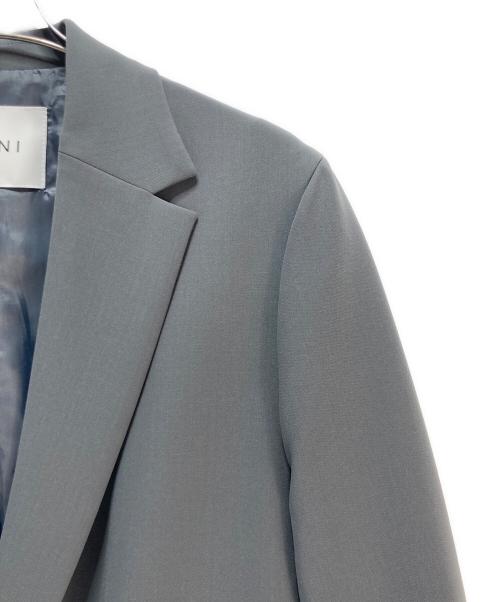 CULLNI（クルニ）CULLNI (クルニ) ZIP JKT CHARCOAL/BELTED SLACKSCHARCOAL グリーン サイズ:１の古着・服飾アイテム