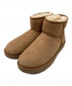 UGGアグ）の古着「UGG Classic Mini Rustic Weave ショートブーツ」｜ベージュ