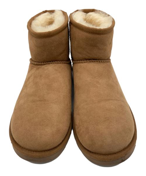 UGG（アグ）UGG (アグ) UGG Classic Mini Rustic Weave ショートブーツ ベージュ サイズ:USA 7の古着・服飾アイテム