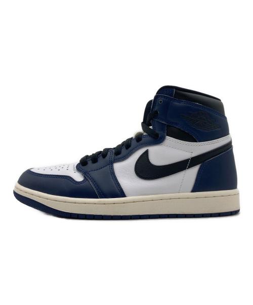NIKE（ナイキ）NIKE (ナイキ) AIR JORDAN 1 RETRO HIGH OG ネイビー サイズ:USA 9の古着・服飾アイテム