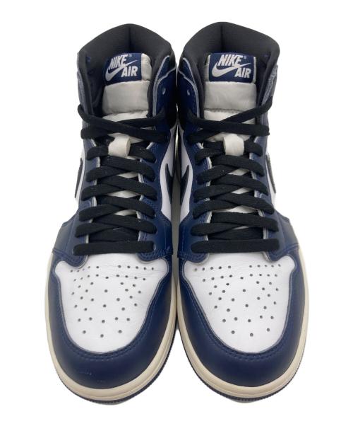 NIKE（ナイキ）NIKE (ナイキ) AIR JORDAN 1 RETRO HIGH OG ネイビー サイズ:USA 9の古着・服飾アイテム