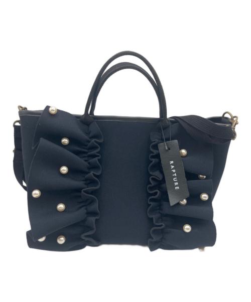 Rapture（ラプチャー）Rapture (ラプチャー) Rapture フリル 2WAYバッグ ブラックの古着・服飾アイテム