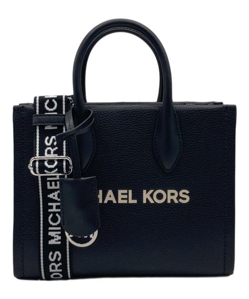 MICHAEL KORS（マイケル・コース）MICHAEL KORS (マイケル・コース) MIRELLA トップジップ ショッパートートバッグ ミディアム ブラックの古着・服飾アイテム