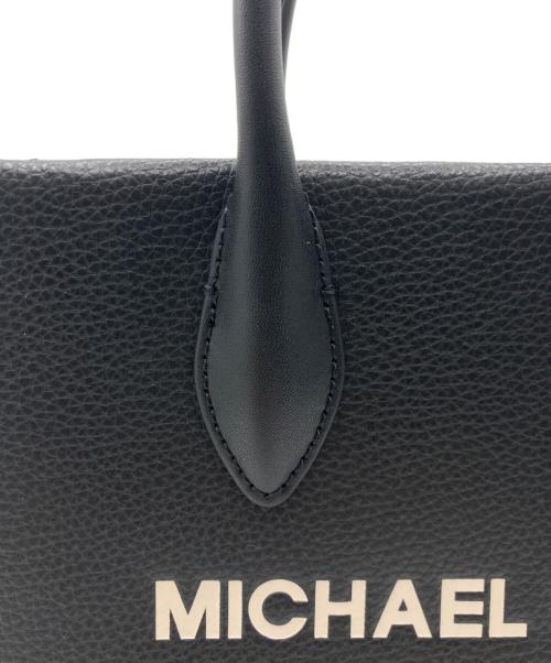 MICHAEL KORS（マイケル・コース）MICHAEL KORS (マイケル・コース) MIRELLA トップジップ ショッパートートバッグ ミディアム ブラックの古着・服飾アイテム