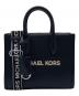 MICHAEL KORS（マイケル・コース）の古着「MIRELLA トップジップ ショッパートートバッグ ミディアム」｜ブラック