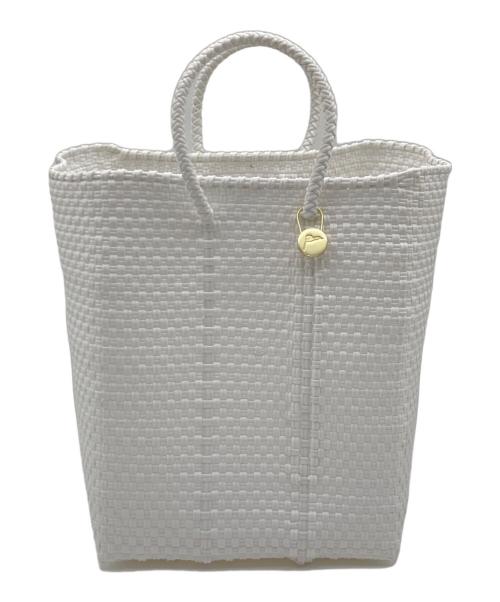 Letra（レトラ）Letra (レトラ) Letra(レトラ) メルカドバッグ  ホワイトの古着・服飾アイテム