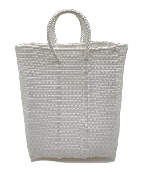 Letra（レトラ）Letra (レトラ) Letra(レトラ) メルカドバッグ  ホワイトの古着・服飾アイテム